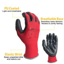 NMSafety Black PU Coated Work Gloves for Industrial Use NMSafety Black PU Coated Work Gloves for Industrial Use