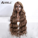 Noble Blonde Wavy Lace Front Wig Ombre Hairpiece Glam Noble Blonde Wavy Lace Front Wig Ombre Hairpiece Glam