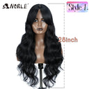 Noble Blonde Wavy Lace Front Wig Ombre Hairpiece Glam Noble Blonde Wavy Lace Front Wig Ombre Hairpiece Glam
