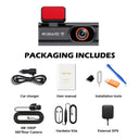 NovaCam Ultra HD 4K Car Front Dash Cam - 24 Hr Parking Monitor And GPS Rear View NovaCam Ultra HD 4K Car Front Dash Cam - 24 Hr Parking Monitor And GPS Rear View