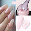 Nude Jelly White Rubber Base Gel: Long-Lasting Color Nude Jelly White Rubber Base Gel: Long-Lasting Color