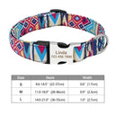 Engraved Nylon Pet ID Collar With Nameplate For Dogs Engraved Nylon Pet ID Collar With Nameplate For Dogs