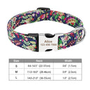 Engraved Nylon Pet ID Collar With Nameplate For Dogs Engraved Nylon Pet ID Collar With Nameplate For Dogs