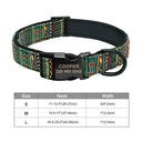Engraved Nylon Pet ID Collar With Nameplate For Dogs Engraved Nylon Pet ID Collar With Nameplate For Dogs