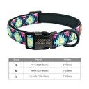 Engraved Nylon Pet ID Collar With Nameplate For Dogs Engraved Nylon Pet ID Collar With Nameplate For Dogs