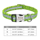 Engraved Nylon Pet ID Collar With Nameplate For Dogs Engraved Nylon Pet ID Collar With Nameplate For Dogs