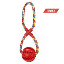 Dog Treat Balls Interactive Rope Rubber Toys For Small Dogs Dog Treat Balls Interactive Rope Rubber Toys For Small Dogs