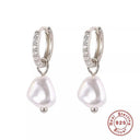 Elegant Silver Pearl Earrings Timeless Luxury Jewelry Elegant Silver Pearl Earrings Timeless Luxury Jewelry