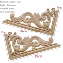 Handcrafted Oak Flower Sculpture European Style Decor Handcrafted Oak Flower Sculpture European Style Decor
