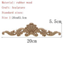 Handcrafted Oak Flower Sculpture European Style Decor Handcrafted Oak Flower Sculpture European Style Decor