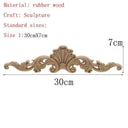 Handcrafted Oak Flower Sculpture European Style Decor Handcrafted Oak Flower Sculpture European Style Decor