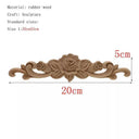 Handcrafted Oak Flower Sculpture European Style Decor Handcrafted Oak Flower Sculpture European Style Decor