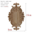 Handcrafted Oak Flower Sculpture European Style Decor Handcrafted Oak Flower Sculpture European Style Decor