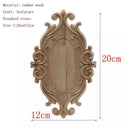 Handcrafted Oak Flower Sculpture European Style Decor Handcrafted Oak Flower Sculpture European Style Decor