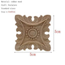Handcrafted Oak Flower Sculpture European Style Decor Handcrafted Oak Flower Sculpture European Style Decor