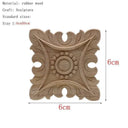 Handcrafted Oak Flower Sculpture European Style Decor Handcrafted Oak Flower Sculpture European Style Decor