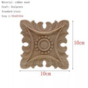 Handcrafted Oak Flower Sculpture European Style Decor Handcrafted Oak Flower Sculpture European Style Decor