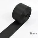 Black Nylon Webbing Tape For Backpack Straps Ribbon Black Nylon Webbing Tape For Backpack Straps Ribbon