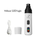 LED Electric Pet Nail Grinder for Dogs and Cats USB Trimmer LED Electric Pet Nail Grinder for Dogs and Cats USB Trimmer
