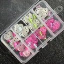 Whimsical Sanrio Hello Kitty Nail Art Charm Kit For DIY Gems Whimsical Sanrio Hello Kitty Nail Art Charm Kit For DIY Gems