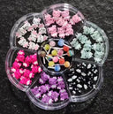 Whimsical Sanrio Hello Kitty Nail Art Charm Kit For DIY Gems Whimsical Sanrio Hello Kitty Nail Art Charm Kit For DIY Gems