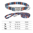 Reflective Nylon Dog Collar Set For Personalized Safety Reflective Nylon Dog Collar Set For Personalized Safety
