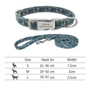 Reflective Nylon Dog Collar Set For Personalized Safety Reflective Nylon Dog Collar Set For Personalized Safety