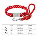 Reflective Nylon Dog Collar Set For Personalized Safety Reflective Nylon Dog Collar Set For Personalized Safety
