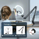 Ring Light Kit With Adjustable Tripod And Smartphone Holder Ring Light Kit With Adjustable Tripod And Smartphone Holder