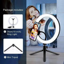 Ring Light Kit With Adjustable Tripod And Smartphone Holder Ring Light Kit With Adjustable Tripod And Smartphone Holder