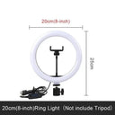 Ring Light Kit With Adjustable Tripod And Smartphone Holder Ring Light Kit With Adjustable Tripod And Smartphone Holder
