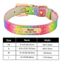 Personalized Sequin Dog Collar For Small To Medium Pets Personalized Sequin Dog Collar For Small To Medium Pets