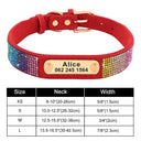 Personalized Sequin Dog Collar For Small To Medium Pets Personalized Sequin Dog Collar For Small To Medium Pets
