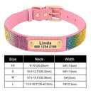 Personalized Sequin Dog Collar For Small To Medium Pets Personalized Sequin Dog Collar For Small To Medium Pets