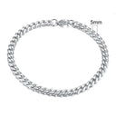 Chunky Stainless Steel Curb Chain Bracelet For Men Chunky Stainless Steel Curb Chain Bracelet For Men