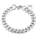 Chunky Stainless Steel Curb Chain Bracelet For Men Chunky Stainless Steel Curb Chain Bracelet For Men