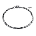 Chunky Stainless Steel Curb Chain Bracelet For Men Chunky Stainless Steel Curb Chain Bracelet For Men