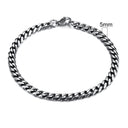 Chunky Stainless Steel Curb Chain Bracelet For Men Chunky Stainless Steel Curb Chain Bracelet For Men