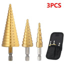 Ultimate Precision Step Drill Bit Set For Metal And Woodwork Ultimate Precision Step Drill Bit Set For Metal And Woodwork