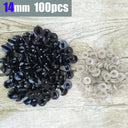 Black Plastic Safety Eyes Set For Amigurumi Crafts And Toys Black Plastic Safety Eyes Set For Amigurumi Crafts And Toys