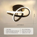 LED Ceiling Light Modern Dual Rings Illuminate Fixture LED Ceiling Light Modern Dual Rings Illuminate Fixture