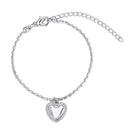 Radiant Heart Chain Bracelet Y2K Zircon Womens Jewelry Radiant Heart Chain Bracelet Y2K Zircon Womens Jewelry