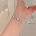 Radiant Heart Chain Bracelet Y2K Zircon Womens Jewelry Radiant Heart Chain Bracelet Y2K Zircon Womens Jewelry