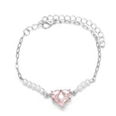 Radiant Heart Chain Bracelet Y2K Zircon Womens Jewelry Radiant Heart Chain Bracelet Y2K Zircon Womens Jewelry