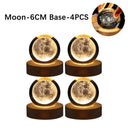 3D Moon Lamp USB Galaxy Crystal Ball Night Light Decor 3D Moon Lamp USB Galaxy Crystal Ball Night Light Decor
