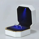 Led Light Jewelry Ring Box Ultimate Luxury Proposal Led Light Jewelry Ring Box Ultimate Luxury Proposal