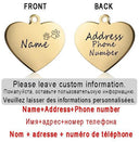 Engraved Pet Necklace Custom Cat And Dog ID Tag Pendant Engraved Pet Necklace Custom Cat And Dog ID Tag Pendant