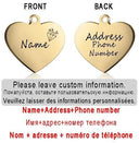 Engraved Pet Necklace Custom Cat And Dog ID Tag Pendant Engraved Pet Necklace Custom Cat And Dog ID Tag Pendant