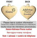 Engraved Pet Necklace Custom Cat And Dog ID Tag Pendant Engraved Pet Necklace Custom Cat And Dog ID Tag Pendant