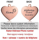 Engraved Pet Necklace Custom Cat And Dog ID Tag Pendant Engraved Pet Necklace Custom Cat And Dog ID Tag Pendant